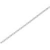9ct White Gold 1mm Wide Solid Prince Of Wales Chain - 20in - R9713