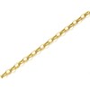 9ct Gold 2mm Wide Diamond Cut Hollow Belcher Chain - 22in - R9807