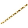 9ct Gold 2.8mm Wide Oval Hollow Belcher Chain - 22in - R9808