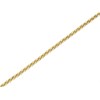 9ct Gold 1mm Wide Round Hollow Belcher Chain - 22in - R9820