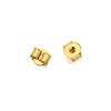 9ct Gold Medium Earring Butterfly Backs - 4mm - S3051