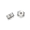 Silver Medium Earring Butterfly Backs - 4mm - S3054