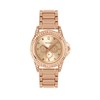 Tikkers ATK1053 Rose Gold Plated Stone Set Children's Watch - W01138
