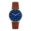 Skagen SKW6355 Signatur Brown Leather Strap Watch - W06142