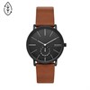 Skagen SKW7603 Tan Leather Strap Watch - W06243