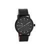 Skagen SKW6740 Black IP Black Leather Strap Watch - W06267
