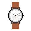 Skagen SKW6889 Kuppel Black IP Brown Strap Watch - W06309