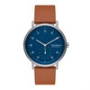 Skagen SKW6888 Kuppel Brown Leather Strap Watch - W06310