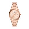 Fossil ES5258 Scareltte Rose Plated Bracelet Watch - W07186