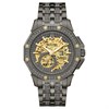 Bulova Crystal 98A293 Octava Automatic Grey IP Bracelet Watch - W09251