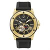 Bulova Marine Star 98A272  Automatic Black Silicone Strap Watch - W09354