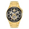Bulova 98A178 Maquina Automatic Gold Tone Bracelet Watch - W09356
