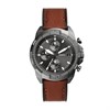 Fossil FS5855 Bronson Brown Leather Strap Watch - W10277