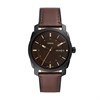 Fossil FS5901 Machine Brown Leather Strap Watch - W10285