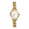 Fossil ES5329 Carlie Gold Plated Curb Bracelet Watch - W10342