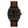 Fossil FS6165 Machine Big Tic Brown Leather Strap Watch - W10482