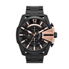 Diesel DZ4309 Mega Chief Chronograph Black IP Bracelet Watch - W11103