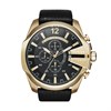 Diesel DZ4344 Mega Chief Chronograph Black Leather Strap Watch - W11167