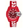 Diesel DZ4619 Baby Chief Red Resin Strap Watch - W11272