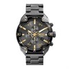 Diesel DZ4669 Spiked Gunmetal IP Bracelet Watch - W11310