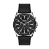 Diesel DZ4710 Stinger Chronograph Black Leather Strap Watch - W11369