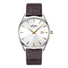 Rotary GS08010/02 Ultra Slim Brown Leather Strap Watch - W13135