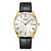 Rotary GS08013/01 Ultra Slim Black Leather Strap Watch - W13136