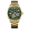 Rotary RGB10074/24 Greenwich GT1 Automatic Gold Tone Green Dial Bracelet Watch - W13318