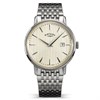 Rotary RGB10049/31 1895 Stainless Steel Cream Dial Date Bracelet Watch - W13320