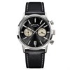 Rotary RGS10067/04 1895 Chronograph Stainless Steel Black Dial And Leather Strap Watch - W13321