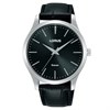 Lorus RRX71HX9 Stainless Steel Black Leather Strap Watch - W16259