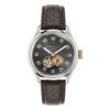 Aston Martin MTTS1F501 Timeless Automatic Stainless Steel Brown Leather Strap Watch - W2066