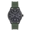 Aston Martin MTIH2S604 Icon Black IP Green Silicone Strap Watch - W2094