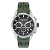 Aston Martin MTRH2S604 Thrill Solar Chronograph Stainless Steel Green Silicone Strap Watch - W2099