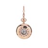 Jean Pierre G255 Rose Gold Plated Double Half Hunter Pocket Watch And Chain - W2202