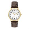 Spirit SP1020 Gold Tone Brown Leather Strap Watch - W27225