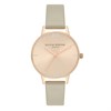 Olivia Burton OB16EN11 The England Grey Leather Strap Watch - W28126