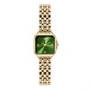 Olivia Burton 24000364 Mini Grosvenor Gold Tone Green Dial Bracelet Watch - W28208