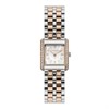 Olivia Burton 24000384 Berkley Two Tone Rose Square Case Bracelet Watch - W28223