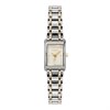 Olivia Burton 24000435 Mini Grove Two Tone Rectangular Case Bracelet Watch - W28226