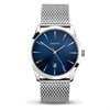 Sekonda 1065 Stainless Steel Blue Dial Mesh Strap Watch - W31119