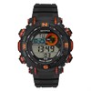 Sekonda 1527 Nevis Digital Chronograph Black Resin Strap Watch - W31148