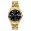 Sekonda 1642 Gold Plated Black Dial Bracelet Watch - W31166