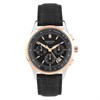 Sekonda 30143 Chronograph Black Leather Strap Watch - W31387