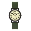 Sekonda 30360 Cream Dial Green Strap Watch - W31478