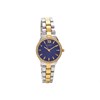 Sekonda 2954 Two Tone Royal Blue Dial Crystal Set Bracelet Watch - W32197