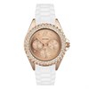 Sekonda 4663 Rose Tone White Silicone Strap Watch - W32268