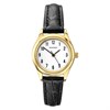 Sekonda 4493 Evans Gold Plated Black Leather Strap Watch - W3242