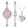 Sekonda 49104 Option C Pink Dial White Metal Gift Set - W32500