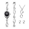 Sekonda 49106 Black Dial Oval Case Gift Set - W32502